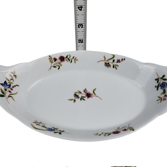 BIA Cordon Bleu 2 Au gratin Baking Dishes Versailles Margot Frieda Floral USA - Picture 6 of 7